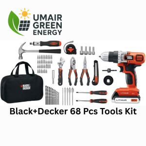 Black+Decker 68 Pcs Complete Tools Kit – Home & Professional Use